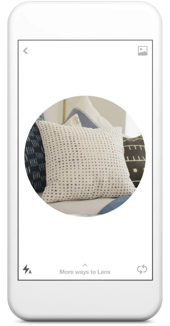 Visual published with the cited source for this record: Pinterest's own 2017 Lens page named a narrower feature
